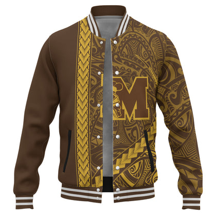Mililani High School Baseball Jacket Tribal Polynesian Pride Style