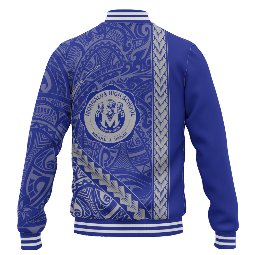 moanalua high school Baseball Jacket Tribal Polynesian Pride Style