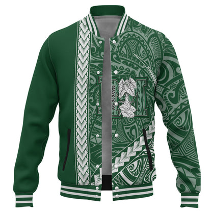 Molokaʻi High School Baseball Jacket Tribal Polynesian Pride Style