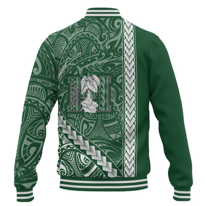 Molokaʻi High School Baseball Jacket Tribal Polynesian Pride Style