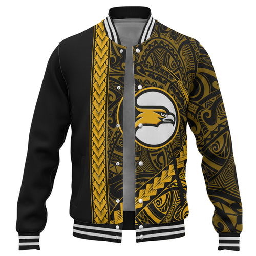 Nanakuli High and Intermediate School Baseball Jacket Tribal Polynesian Pride Style