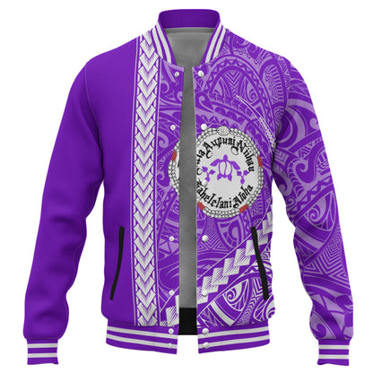 Ni'ihau High and Elementary School Baseball Jacket Tribal Polynesian Pride Style