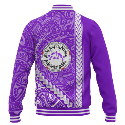 Ni'ihau High and Elementary School Baseball Jacket Tribal Polynesian Pride Style