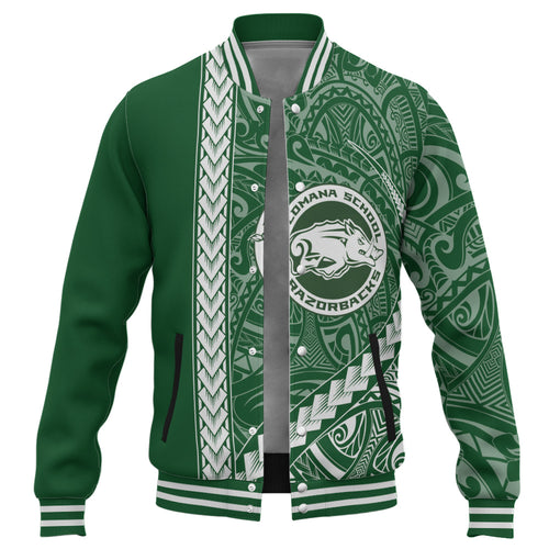 Olomana High & Intermediate School Baseball Jacket Tribal Polynesian Pride Style