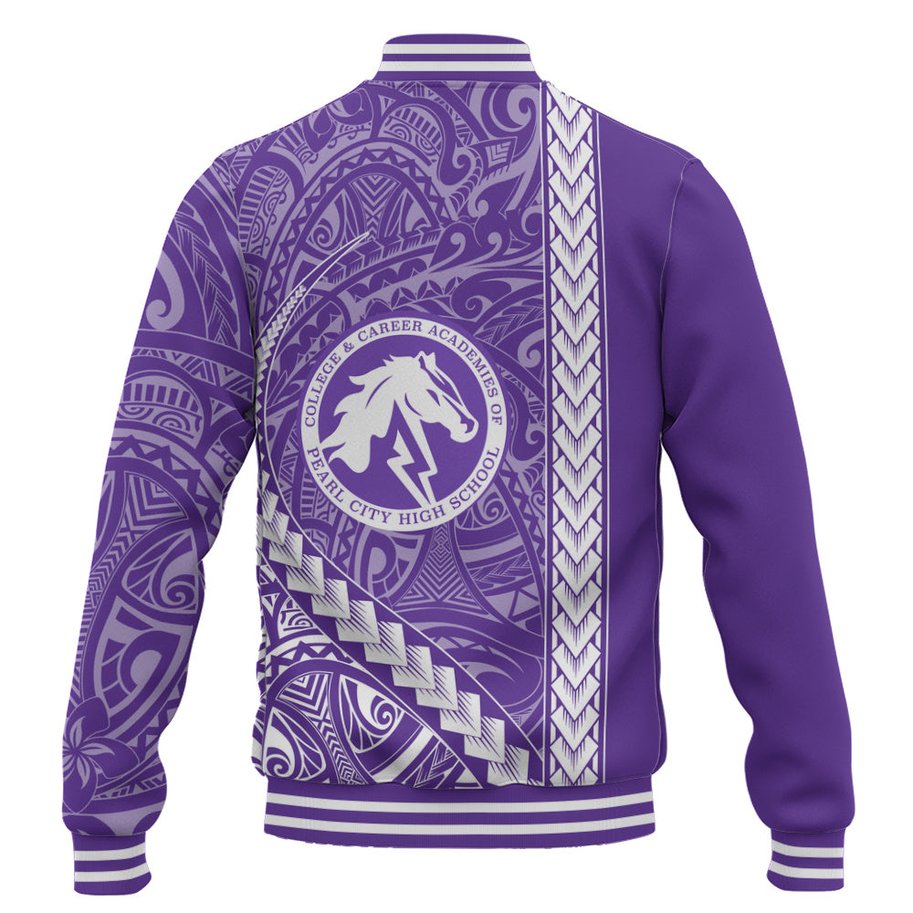 Pearl City High School (Hawaii) Baseball Jacket Tribal Polynesian Pride Style