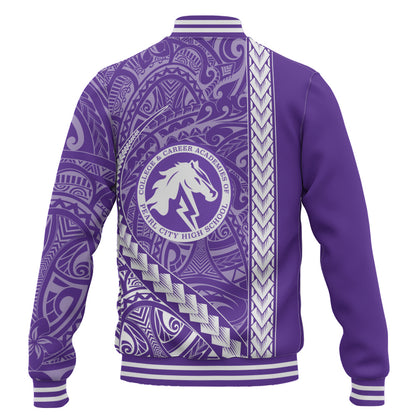 Pearl City High School (Hawaii) Baseball Jacket Tribal Polynesian Pride Style