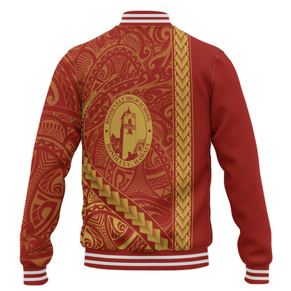 President Theodore Roosevelt High School Baseball Jacket Tribal Polynesian Pride Style