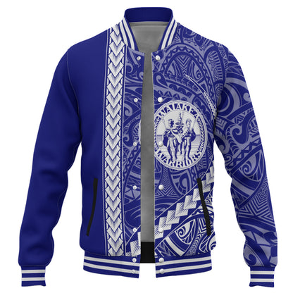 Waiakea High School Baseball Jacket Tribal Polynesian Pride Style
