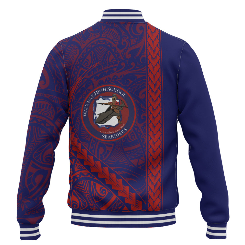 Waianae High School Baseball Jacket Tribal Polynesian Pride Style
