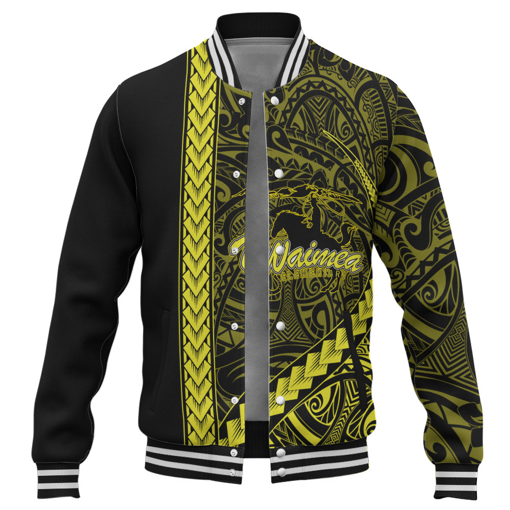 Waimea Elementary School Baseball Jacket Tribal Polynesian Pride Style