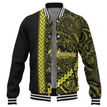 Waimea Elementary School Baseball Jacket Tribal Polynesian Pride Style