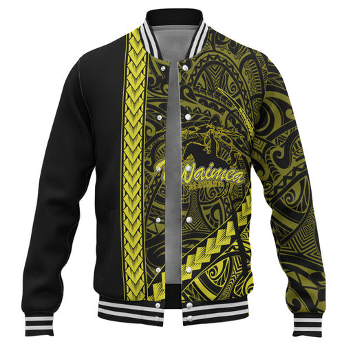 Waimea Elementary School Baseball Jacket Tribal Polynesian Pride Style