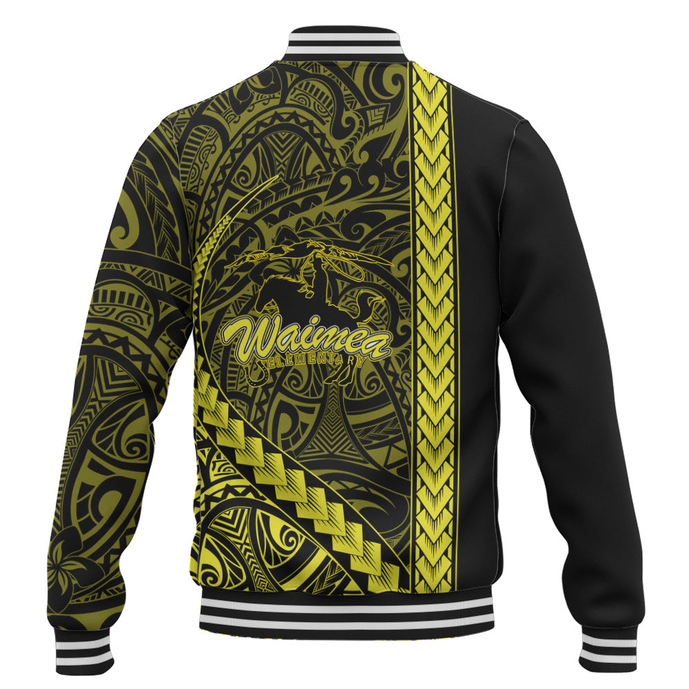 Waimea Elementary School Baseball Jacket Tribal Polynesian Pride Style
