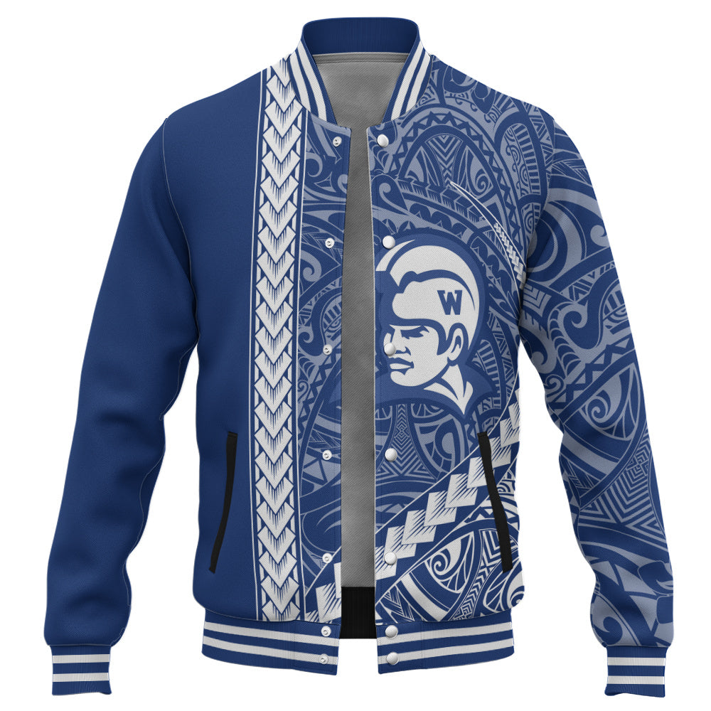 Waimea High School Baseball Jacket Tribal Polynesian Pride Style