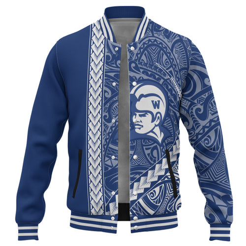 Waimea High School Baseball Jacket Tribal Polynesian Pride Style