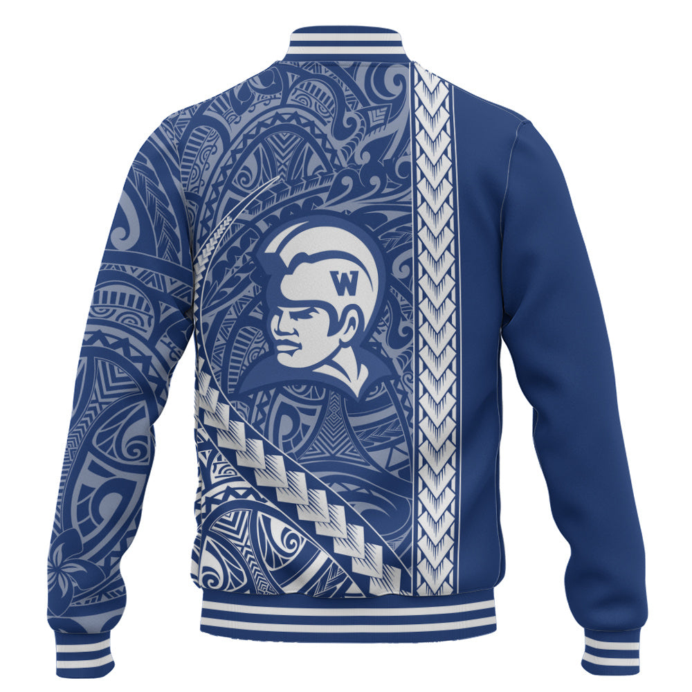 Waimea High School Baseball Jacket Tribal Polynesian Pride Style