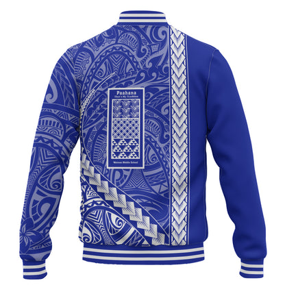Waimea Middle Public Conversion Charter School Baseball Jacket Tribal Polynesian Pride Style