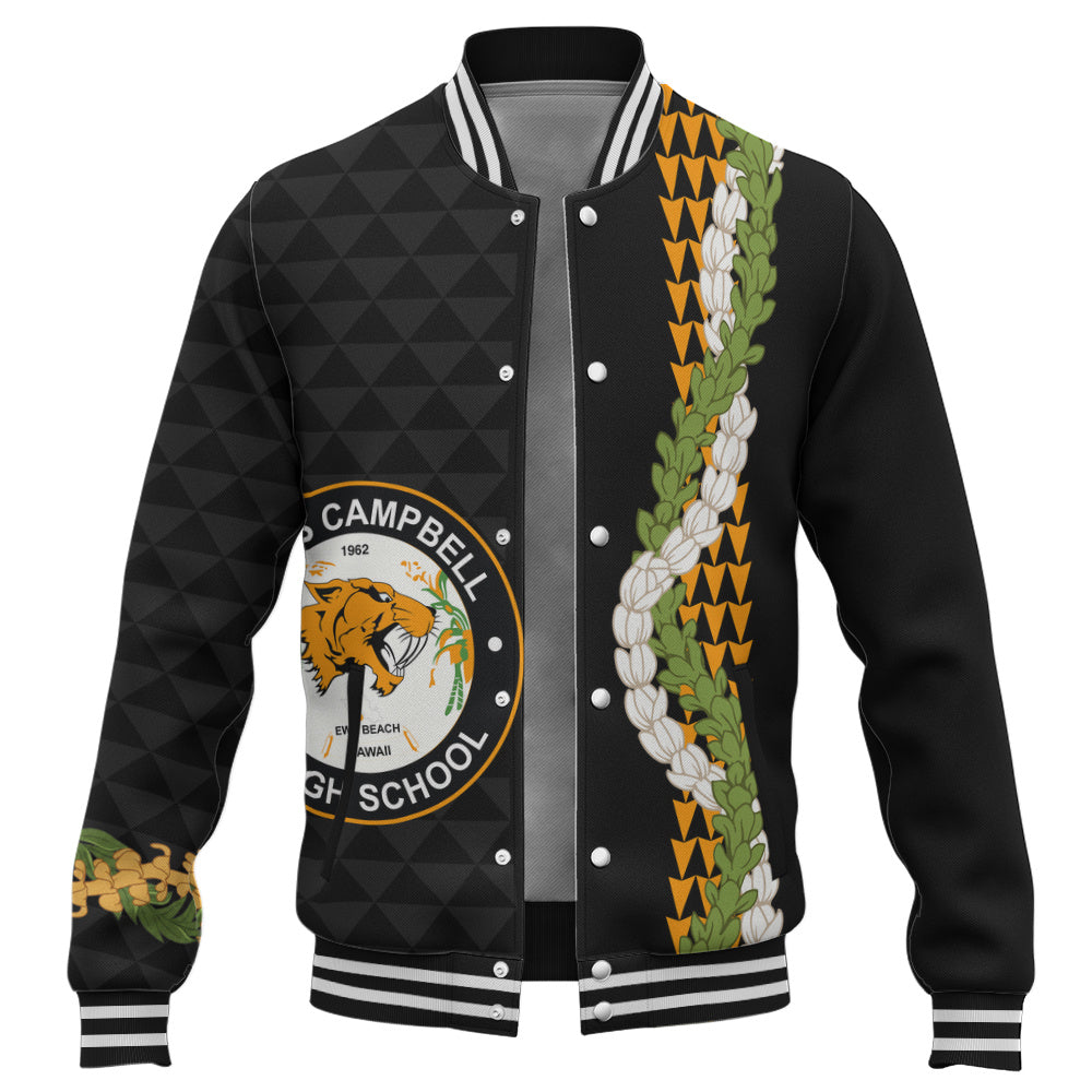 James Campbell High School Baseball Jacket Puakenikeni Maile Flower Lei