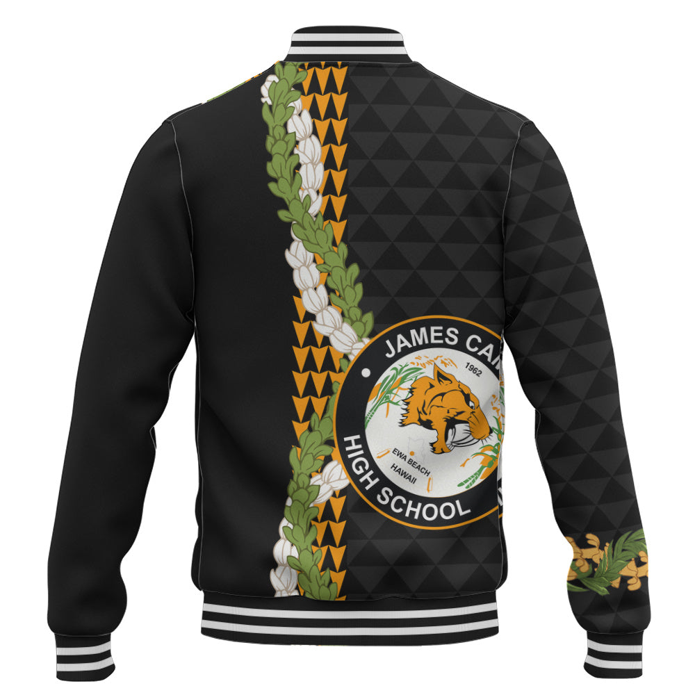 James Campbell High School Baseball Jacket Puakenikeni Maile Flower Lei