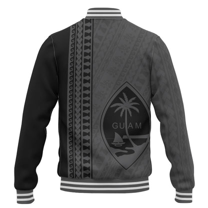 Guam Baseball Jacket Island Crest Chamorro Tribal Heritage