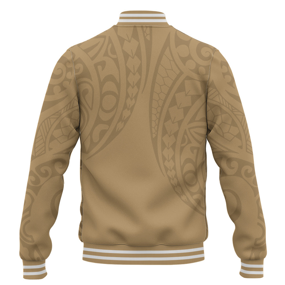 Philippines Filipinos Baseball Jacket Kakau Style Golden