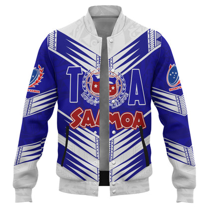 Samoa Baseball Jacket Toa Samoa Rugby Polynesian Tribal Pride Style