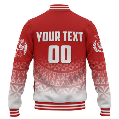 Tonga Baseball Jacket Mate Ma'a Tonga Rugby Ngatu Athletic Style