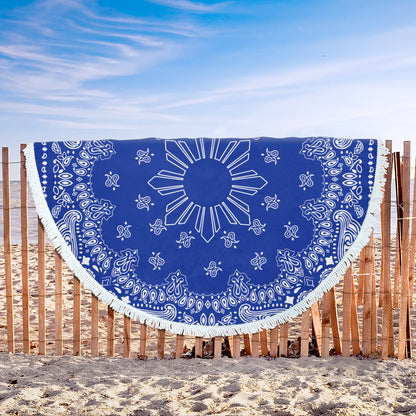 Philippines Filipinos Beach Blanket Sun Bandana Paisley Print Heritage
