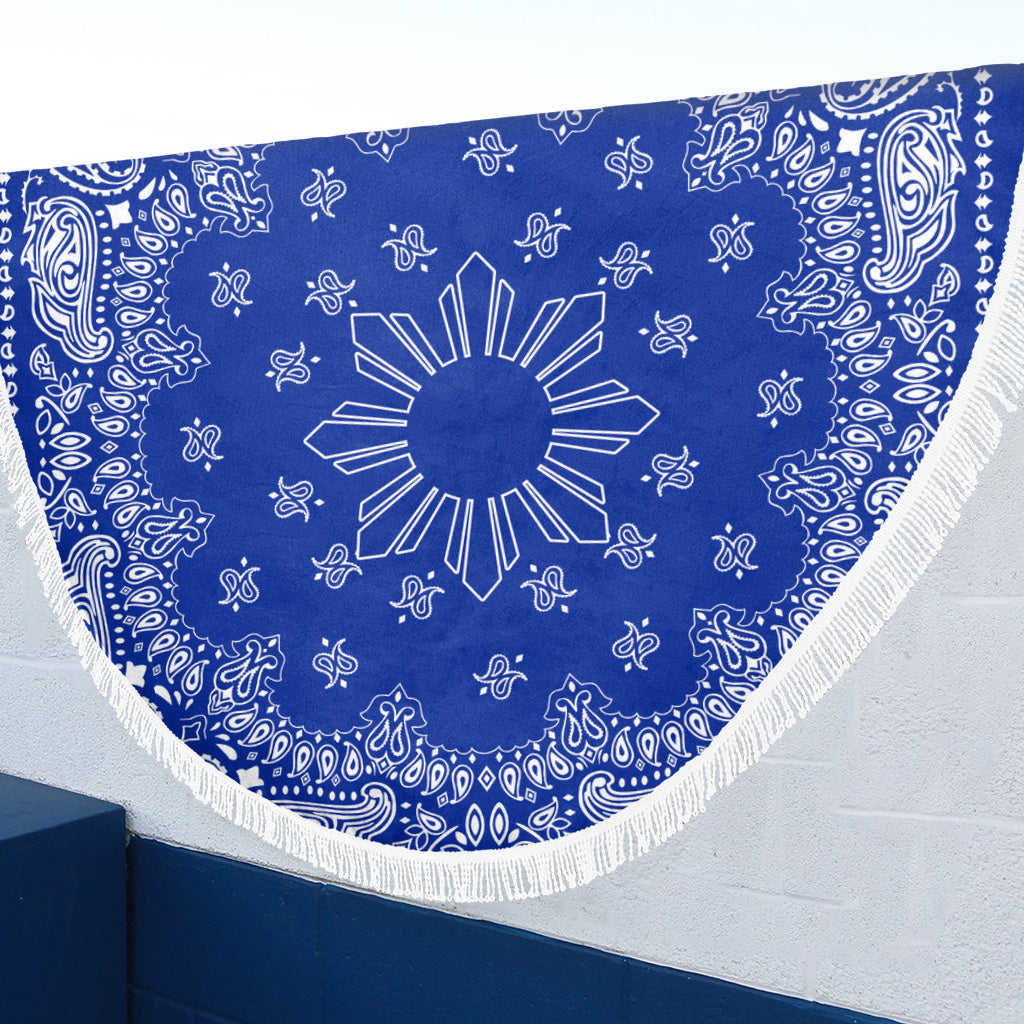 Philippines Filipinos Beach Blanket Sun Bandana Paisley Print Heritage