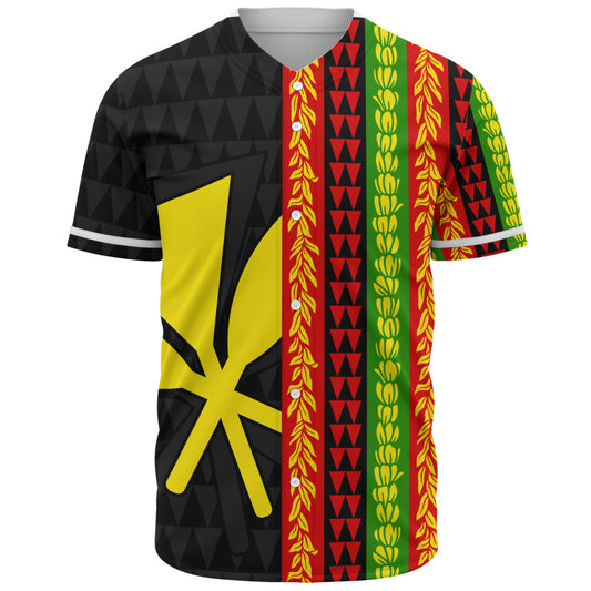 Hawaii Baseball Shirt Flag Tribal Stripe Island Pride Style