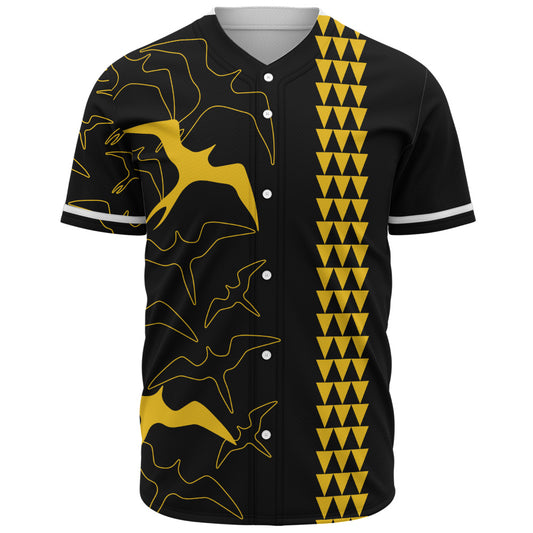 Hawaii Baseball Shirt Iwa Bird Flight Style