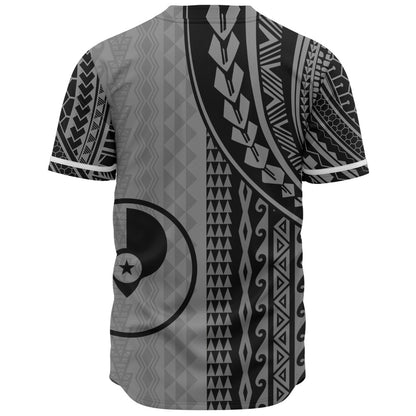 Yap State Baseball Shirt Polynesian Tattoo