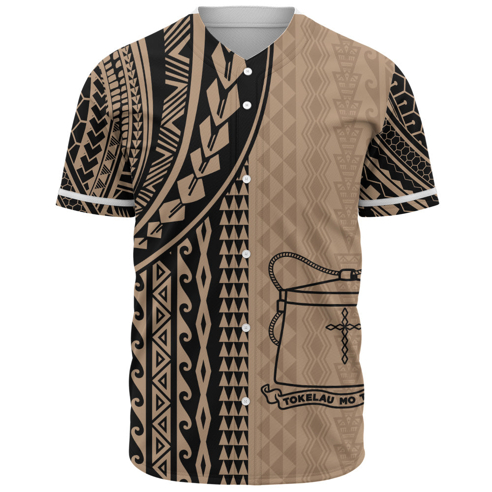 Tokelau Baseball Shirt Polynesian Tattoo