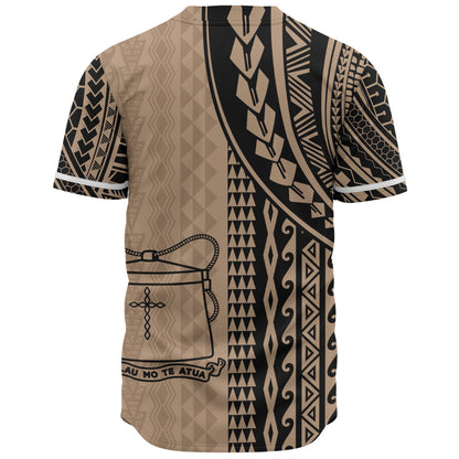 Tokelau Baseball Shirt Polynesian Tattoo