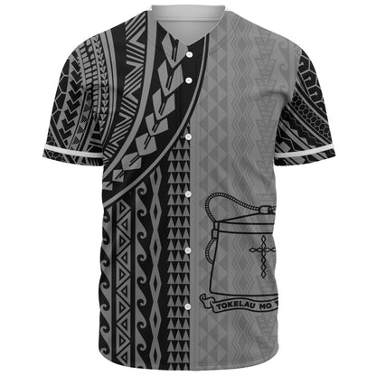 Tokelau Baseball Shirt Polynesian Tattoo