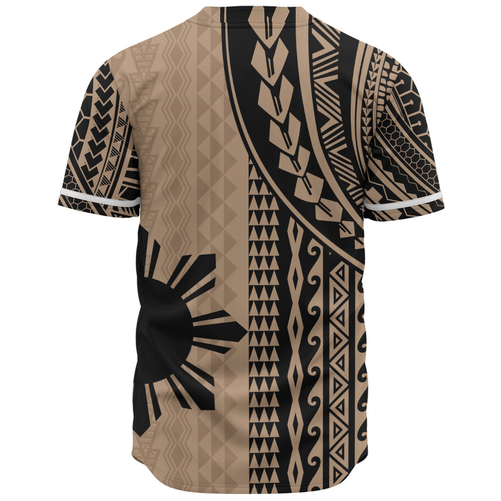 Philippines Filipinos Baseball Shirt Polynesian Tattoo