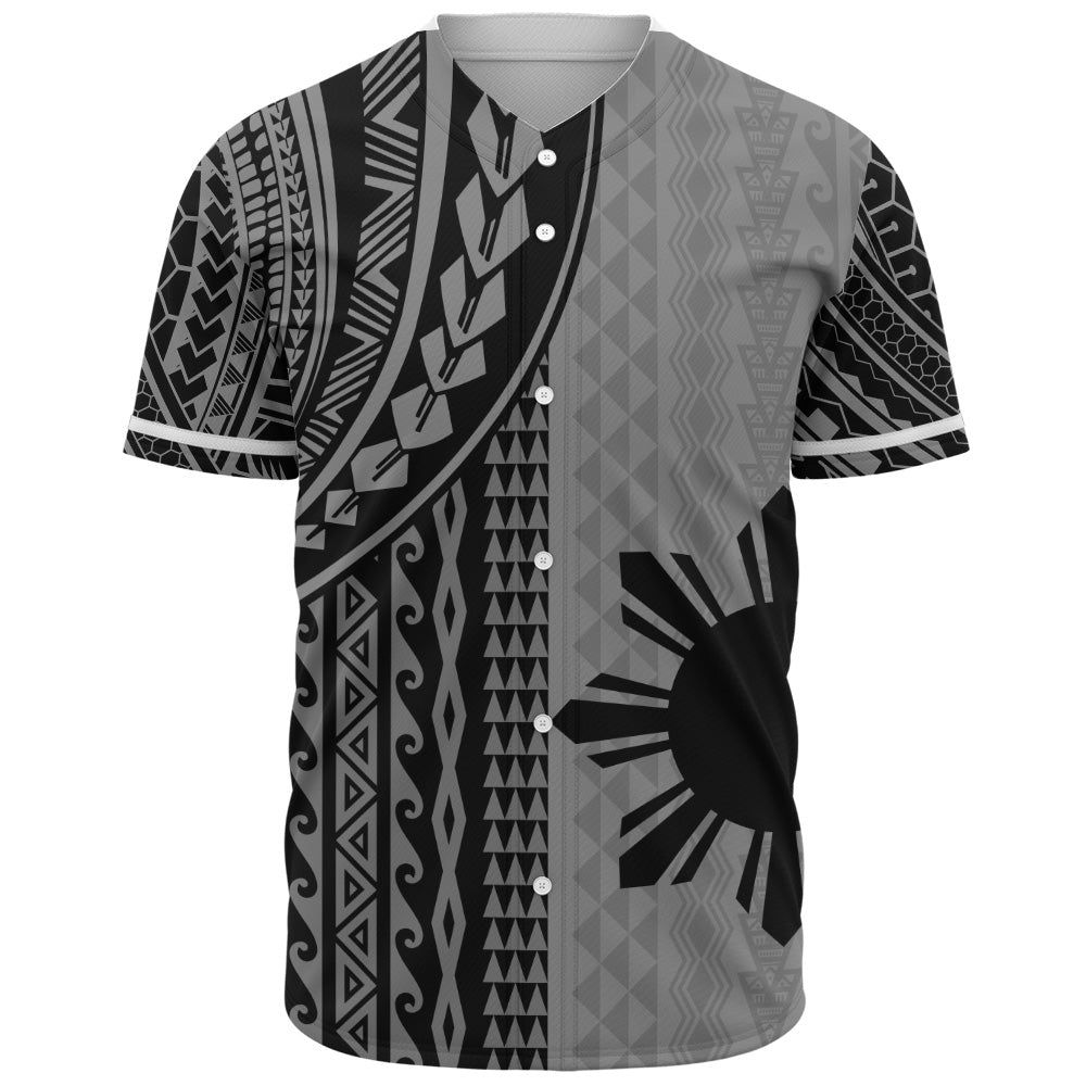 Philippines Filipinos Baseball Shirt Polynesian Tattoo