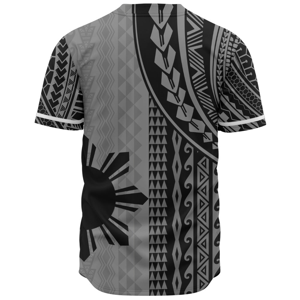Philippines Filipinos Baseball Shirt Polynesian Tattoo