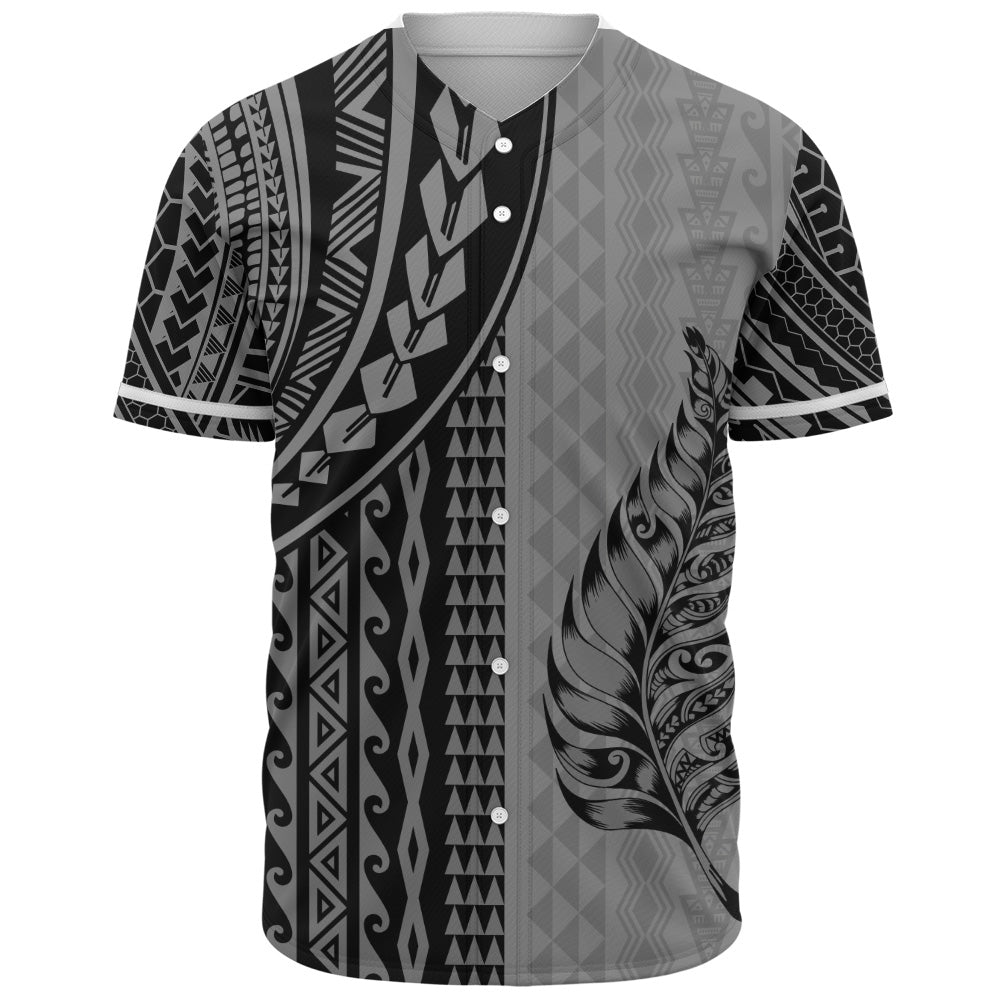 New Zealand Baseball Shirt Polynesian Tattoo