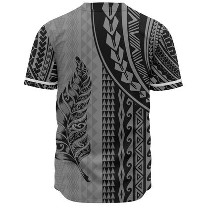 New Zealand Baseball Shirt Polynesian Tattoo