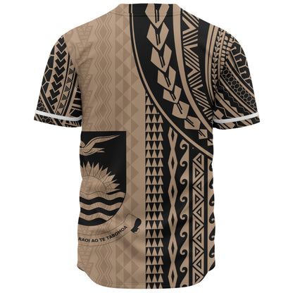 Kiribati Baseball Shirt Polynesian Tattoo