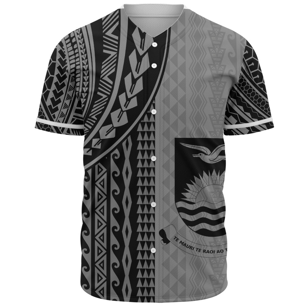 Kiribati Baseball Shirt Polynesian Tattoo