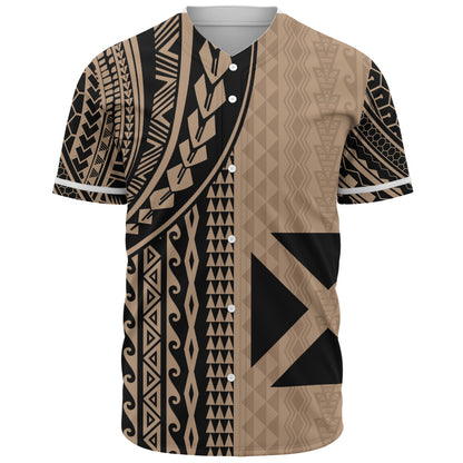 Wallis And Futuna Baseball Shirt Polynesian Tattoo