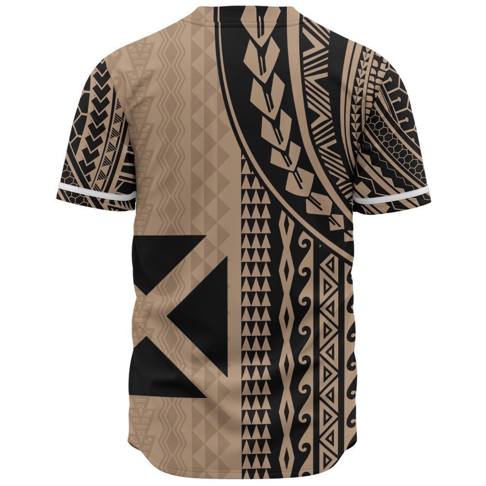 Wallis And Futuna Baseball Shirt Polynesian Tattoo