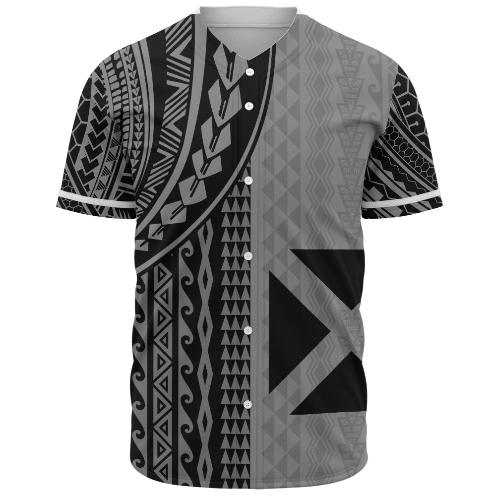 Wallis And Futuna Baseball Shirt Polynesian Tattoo