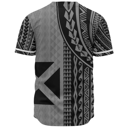 Wallis And Futuna Baseball Shirt Polynesian Tattoo