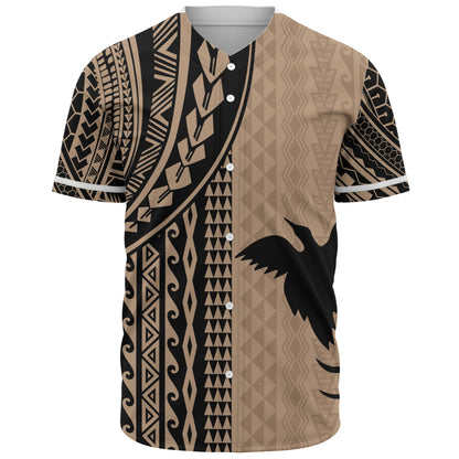 Papua New Guinea Baseball Shirt Polynesian Tattoo