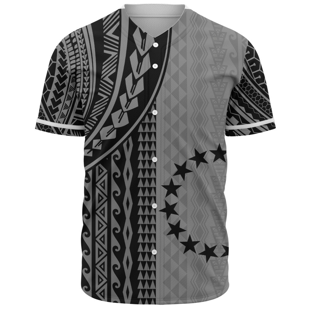 Cook Islands Baseball Shirt Polynesian Tattoo