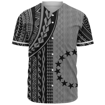 Cook Islands Baseball Shirt Polynesian Tattoo