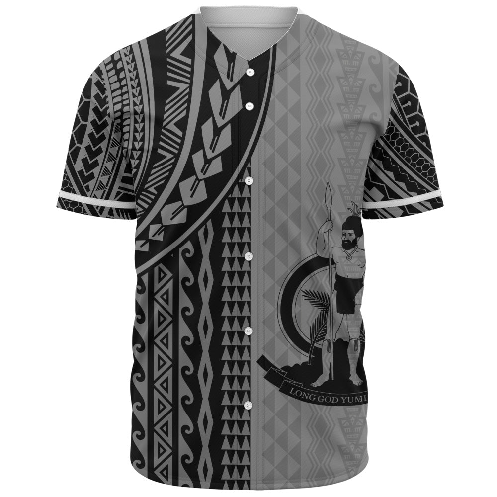 Vanuatu Baseball Shirt Polynesian Tattoo